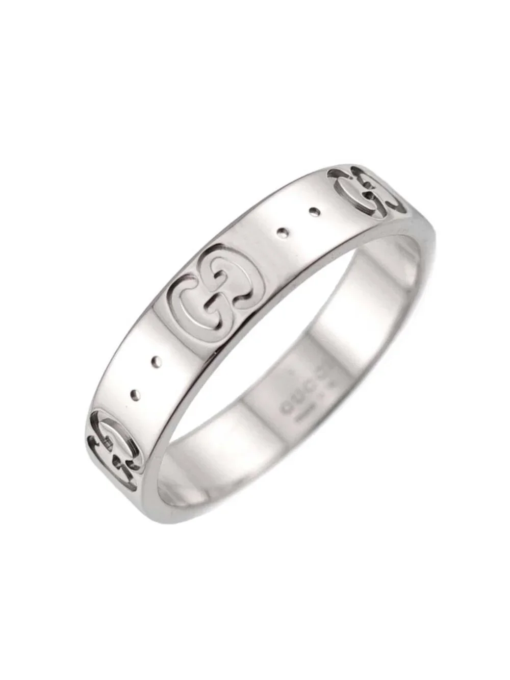 Gucci Icon Ring 18K White Gold